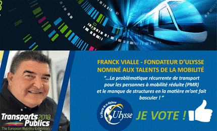 Ulysse participe aux talents de la mobilité Votez Franck Vialle