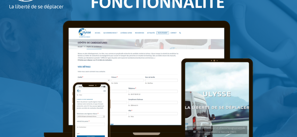 ULYSSE : Découvrez notre nouvelle fonctionnalité de candidature en ligne !