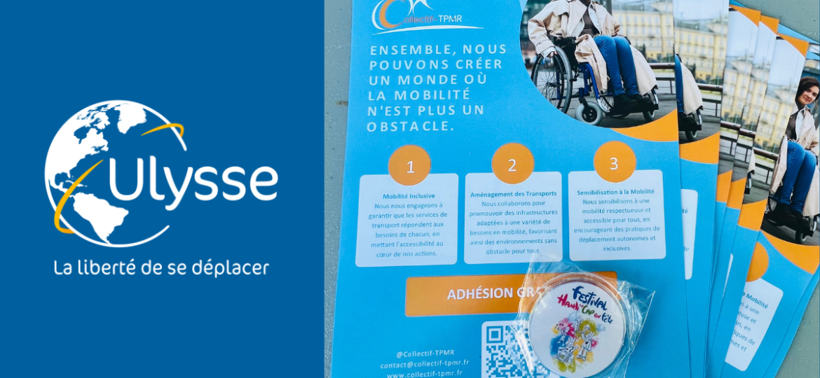 ulysse, partenaire du collectif tpmr, présent à l’événement handi’cap en fête !